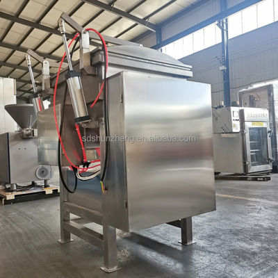 Industrial Electric Vacuum Mince Mixer Machine for Hamburger Sausage Meat New Used Meat Stuffing Blender Blending Equipment