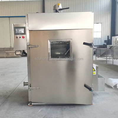 Maisheng Turkey Smoke Oven Industrial Hot and Cold Smoked Smokehouse for Meat Chicken Duck Bacon Sausage Production Line
