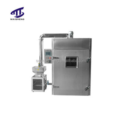 Maisheng Industrial Smoke Oven Machine Electric 100kg Bacon Smoker Fish Sausage Smoking Machine