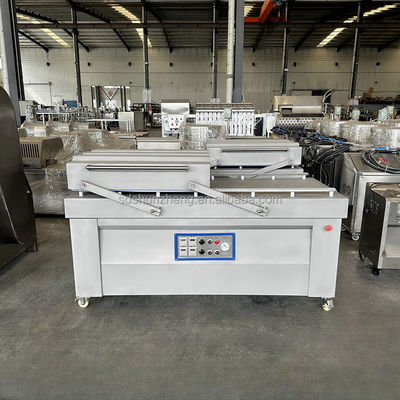 Maisheng Automatic Industrial Continuous Vacuum Sealer Packing Machine Chicken Feet Sausage Meat Vacuum Packaging Machine