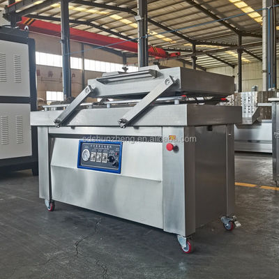 Maisheng Automatic Industrial Continuous Vacuum Sealer Packing Machine Chicken Feet Sausage Meat Vacuum Packaging Machine
