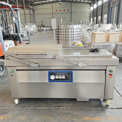 Maisheng Automatic Industrial Continuous Vacuum Sealer Packing Machine Chicken Feet Sausage Meat Vacuum Packaging Machine