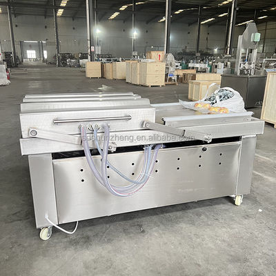 Maisheng Automatic Industrial Continuous Vacuum Sealer Packing Machine Chicken Feet Sausage Meat Vacuum Packaging Machine