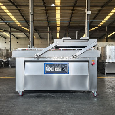 Double Chamber Meat Vacuum Packing Machine Vacuum Chicken Packaging Sealer Commercial Use