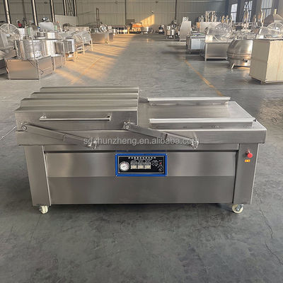Double Chamber Meat Vacuum Packing Machine Vacuum Chicken Packaging Sealer Commercial Use