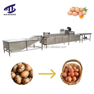Automatic Egg White and Yolk Separating Processing Line Efficient Egg Washing and Drying Machinery for Industrial Equipment