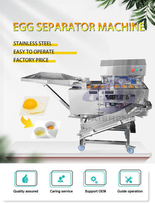 Egg Crushing Breaking Separating  White and Yolk Separator Machine