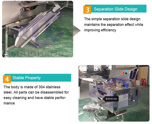 Stainless Steel Industrial Egg Breaking Machine Egg Separator Egg White and Yolk Separating Machine