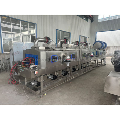 Movable Turnover Meat Container Box Cleaning Machine Plastic Vegetable Basket Washing Machine Crate Washer