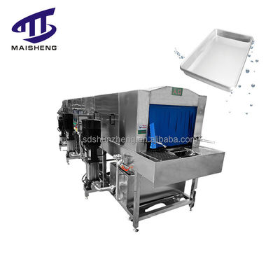 Multifunctional High Pressure Water Spray Tray Washer Cleaning Equipment Stainless Steel Baking Tray Washing Machine