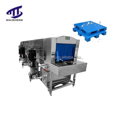 Industry Plastic Pallet Washer Turnover Basket Washing Machine High Pressure Hot Water Tray Washer and Dryer