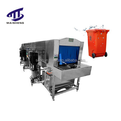 High Quality Waste Bins Washer Low Water Consumption Garbage Container Cleaning Equipment Trash Bin Washing Machine