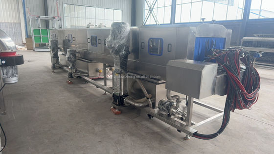 Industrial Automatic Washer Cleaning Machine for Turnover Plastic Crate Pallet Basket Box Gearbox Dairy Product Factories