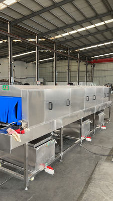 Industrial Automatic Washer Cleaning Machine for Turnover Plastic Crate Pallet Basket Box Gearbox Dairy Product Factories