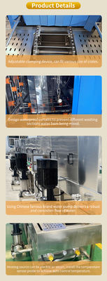 Industrial Plastic Crates Washing Machine  304 Stainless Steel Tunnel Washer for Turnover Storage Box With Lid