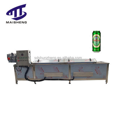 Fully Automatic Aluminum Tins Beverage Pasteurization Machine Beer Pasteurising Tunnel Pasteurizer for Fruit Juice