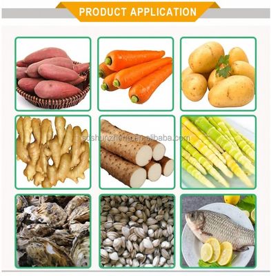 Multi-Functional Industrial Carrot Cleaning Peeler Beetroot Washing Peeling Machine for Vegetable Processing Plant