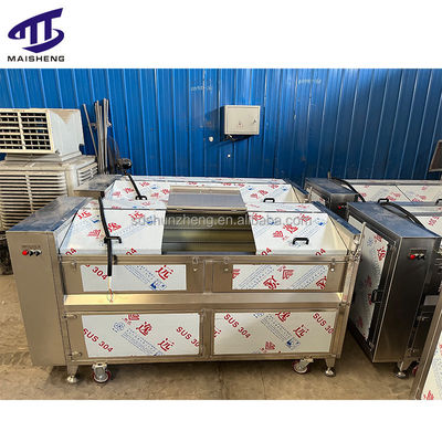 Multi-Functional Industrial Carrot Cleaning Peeler Beetroot Washing Peeling Machine for Vegetable Processing Plant