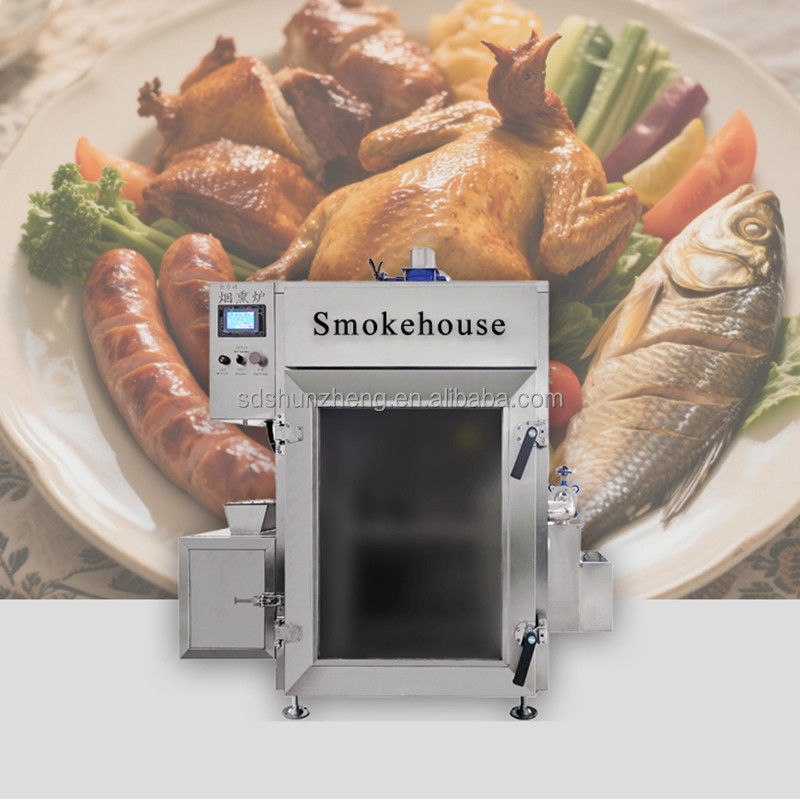 Maisheng High-Automation Electric Meat Smoker Oven Automatic Sausage Smoking Machine with Core Motor Component