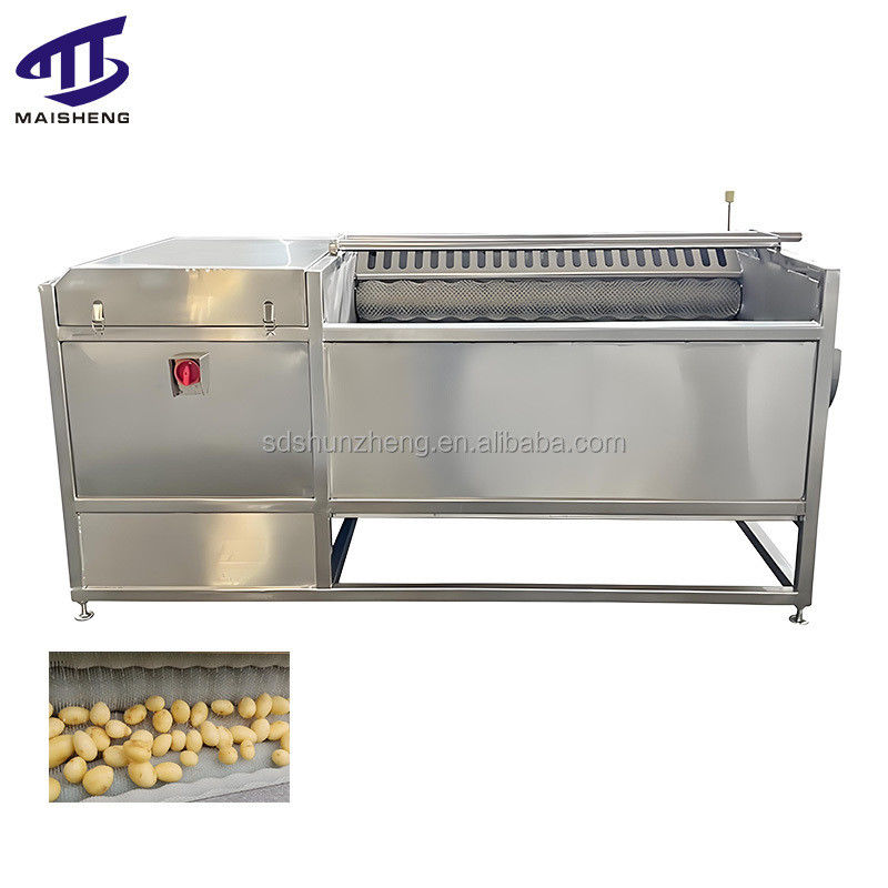 High Quality Electric High Quality Potato Washing and Peeling Machine for Workshop